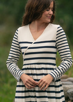 Celeste Striped Knit Maxi Dress