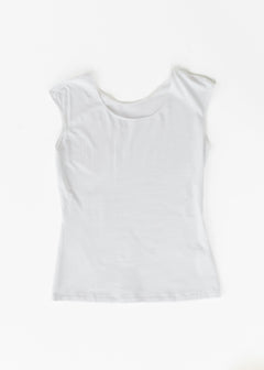 Classic White Cap Sleeve Tank