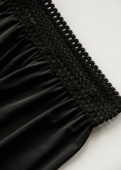 Women's Black Half Slip
