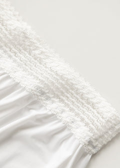 Women's White Half Slip